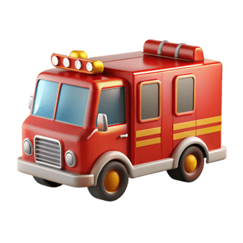 beautiful abstract Fire Truck Silhouette Rescue Cutout for Emergency Services exclusive png