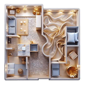 wonderful modern Floor Plan Apartment Layout Isolated high quality png