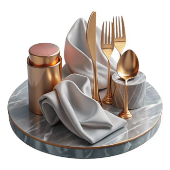 elegant rustic Fork Cutlery Table Setting Transparent for Restaurant Supplies png