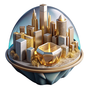 extraordinary contemporary Futuristic Vr Cityscape Transparent for Digital Art high resolution png