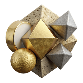dramatic contemporary Geometric Shapes Cutout Isolated for Scrapbooking exclusive png