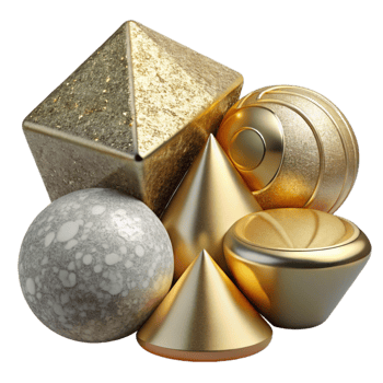 beautiful vintage Geometry Shapes Set Isolated for Design Projects high quality png