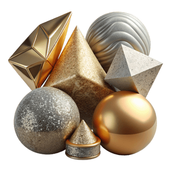 magnificent contemporary Geometry Shapes Set Isolated for Design Projects genuine png