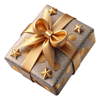 vibrant artistic Gift Wrapping Paper Patterned Festive Cutout for Presents professional png