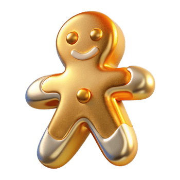 wonderful abstract Gingerbread Man Cookie Cutter Holiday Baking Cutout Christmas Cookies high quality png