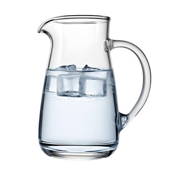 Elegant Glass Water Pitcher Photograph On Transparent Background png