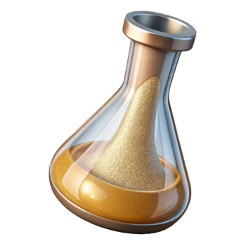beautiful modern Hand Drawn Lab Beaker Illustration Transparent for Chemistry Experiments exclusive png