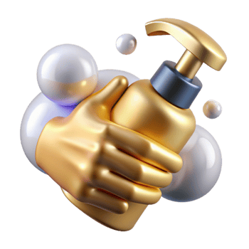 wonderful traditional Hand Washing Hygiene Icon Isolated for Health Posters exclusive png
