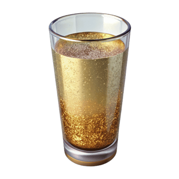 beautiful minimalist Highball Glass Tall Cocktail Glass Isolated for Mixed Drinks detailed png