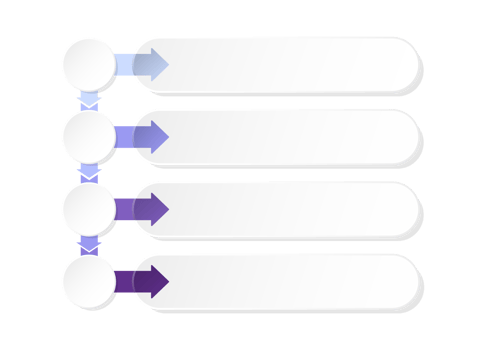 Infographic with 4 steps, process or options. Blue tone. png