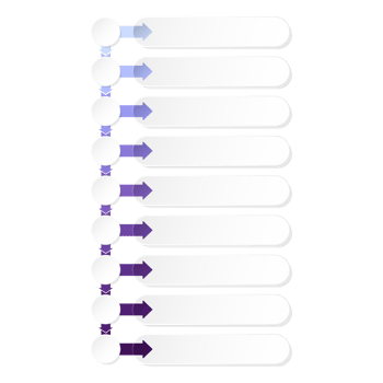 Infographic with 9 steps, process or options. Blue tone. png