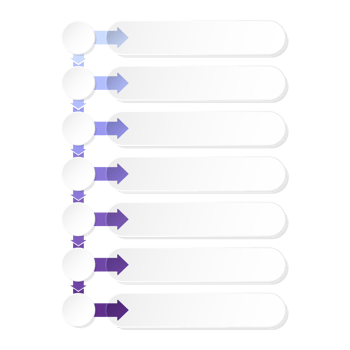 Infographic with 7 steps, process or options. Blue tone. png