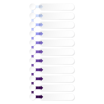 Infographic with 11 steps, process or options. Blue tone. png