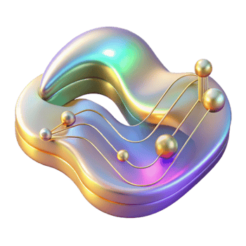 vibrant modern Holographic Data Stream Transparent for Cyber Design detailed png