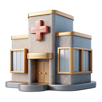wonderful artistic Hospital Building Exterior Transparent for Healthcare Architecture high resolution png
