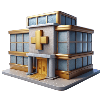 extraordinary modern Hospital Building Exterior View Transparent Architecture genuine png