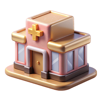 stunning vintage Hospital Building Medical Center Transparent for Healthcare Brochures professional png
