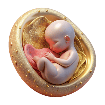 stunning vintage Human Fetus Development Transparent Embryology Illustration professional png