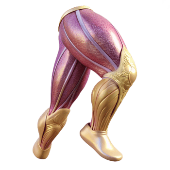 beautiful rustic Human Leg Muscles Isolated Fitness Guide high resolution png