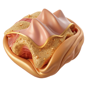beautiful creative Human Skin Anatomy Microscopic View Cutout Dermatology Illustration professional png