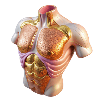 magnificent creative Human Torso Anatomy Transparent Medical Illustration high resolution png
