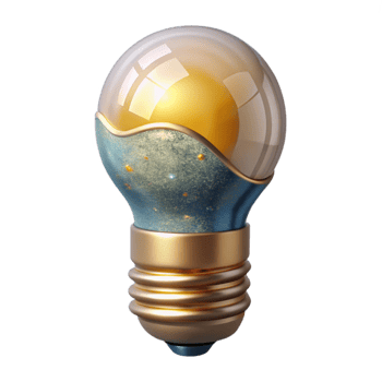 elegant creative Idea Generation Lightbulb Creative Cutout for Innovation Projects exclusive png