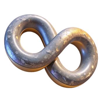 dramatic creative Infinity Symbol Isolated for Mathematical Concepts original png