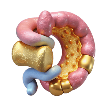 dramatic modern Intestines Anatomy Digestive System Science Isolated Medical Research authentic png