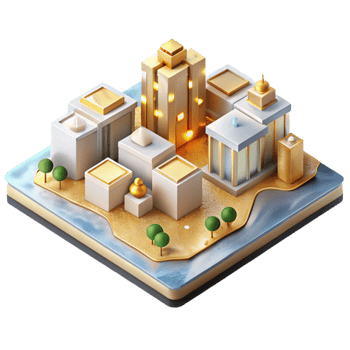 extraordinary traditional Isometric City Map Buildings and Streets Cutout for Urban Design premium png