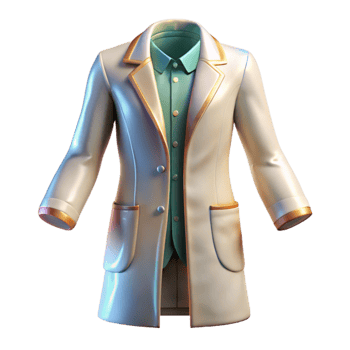 stunning rustic Lab Coat Scientist Transparent Background for Medical Design original png