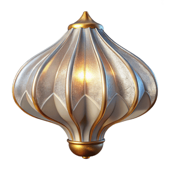 elegant vintage Lamp Shade Transparent for Light Diffusion Effects high quality png