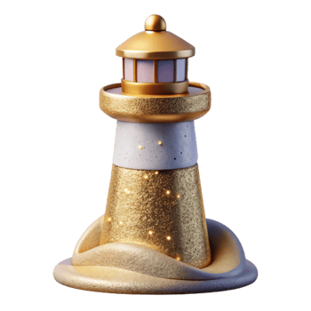 dramatic classic Lighthouse Isolated Cutout for Coastal Designs exclusive png