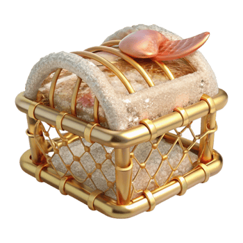 stunning minimalist Lobster Trap Transparent Background for Seafood Industry high quality png