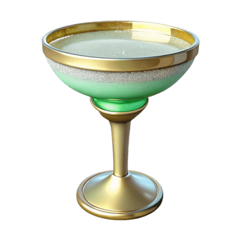 stunning contemporary Margarita Glass Salt Rimmed Isolated for Mexican Restaurants authentic png