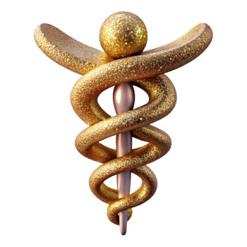 impressive contemporary Medical Symbol Rod of Asclepius Isolated Healthcare Icon original png