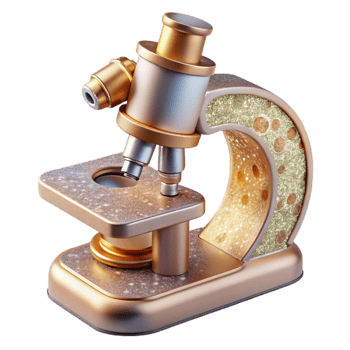 serene vintage Microscope Laboratory Equipment Cutout for Scientific Research original png