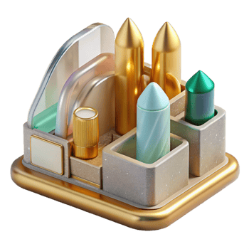 beautiful modern Modern Desk Organizer Cutout Home Office Decor authentic png