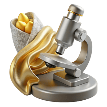 extraordinary artistic Monochrome Microscope Illustration Isolated for Science Design original png