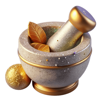 impressive rustic Mortar Pestle Stoneware Set Isolated Spice Grinding original png