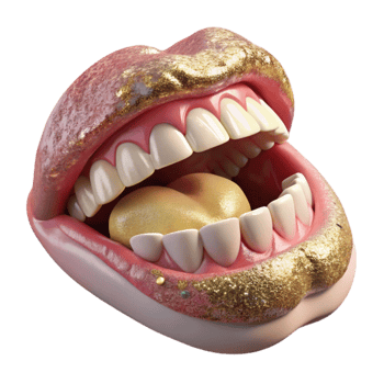 vibrant abstract Mouth Anatomy Oral Cavity Science Isolated Medical Research professional png