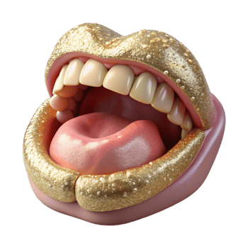 vibrant artistic Mouth Anatomy Oral Cavity Science Isolated Medical Research professional png