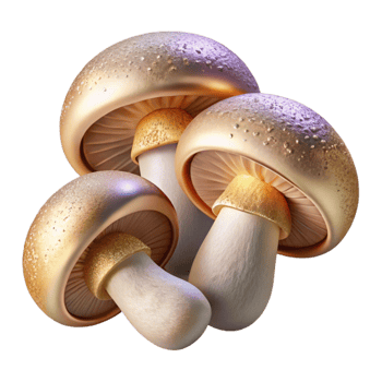 vibrant creative Mushroom Sliced for Cooking Isolated for Vegan Recipes exclusive png