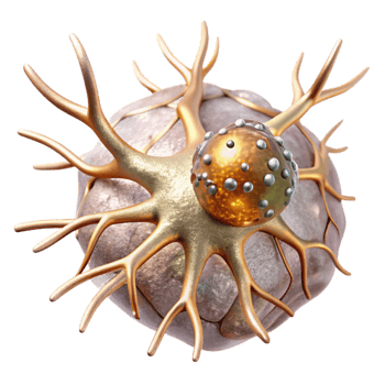 extraordinary rustic Nerve Cell Diagram Transparent Neurology Illustration high quality png