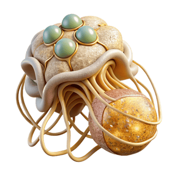 dramatic abstract Nervous System Cutout Medical Study Guide professional png