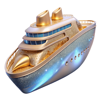 extraordinary modern Ocean Liner Side View Transparent for Travel Agencies detailed png