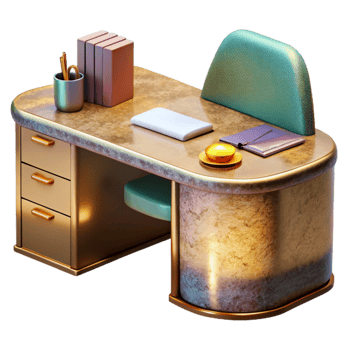dramatic contemporary Office Desk Silhouette Transparent for Workplace Layouts genuine png