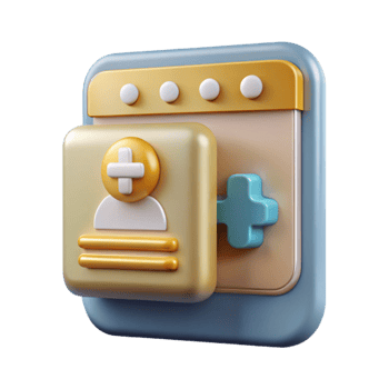 elegant classic Patient Portal Online Access Cutout for Healthcare Communication premium png