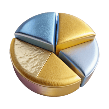 extraordinary traditional Pie Chart Statistics Cutout for Data Analysis high quality png
