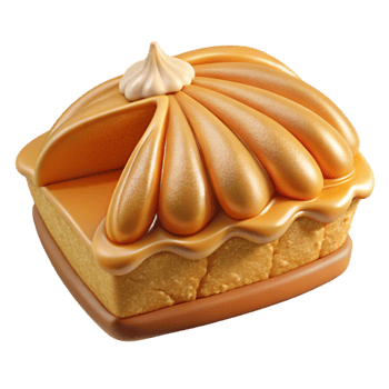 beautiful rustic Pie Slice Pumpkin Thanksgiving Dessert Transparent for Holiday Recipes original png