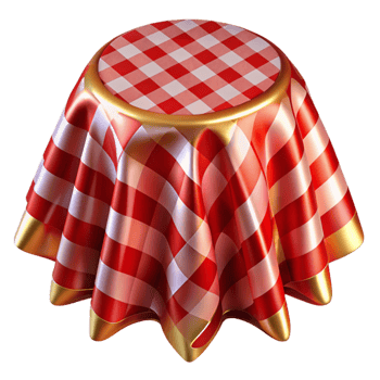 magnificent abstract Plastic Tablecloth Disposable Party Supplies Red Gingham Transparent premium png